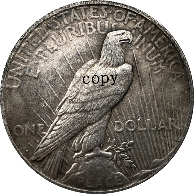 

Hobo Nickel 1936-D USA Peace Dollar COIN COPY Type 223