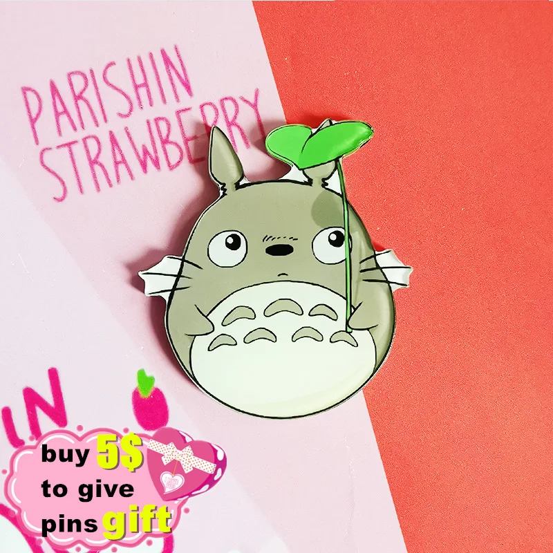 Японский популярный мультяшный значок из мультфильма Тоторо Аксессуары