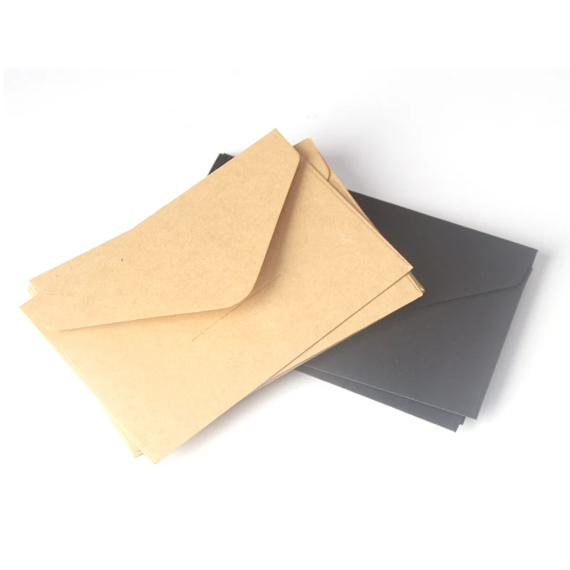 20 шт. классические компактные бумажные конверты с окошком для свадебных