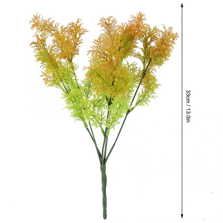 Искусственные цветы травы для дома листва свадебного декора поставки поддельные
