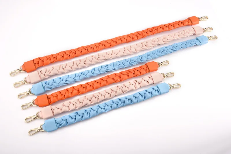 

Новинка, тканая сумка из искусственной кожи, плечевой ремень, гибкий тканый ремешок для сумки, доступны разные цвета, запасные части