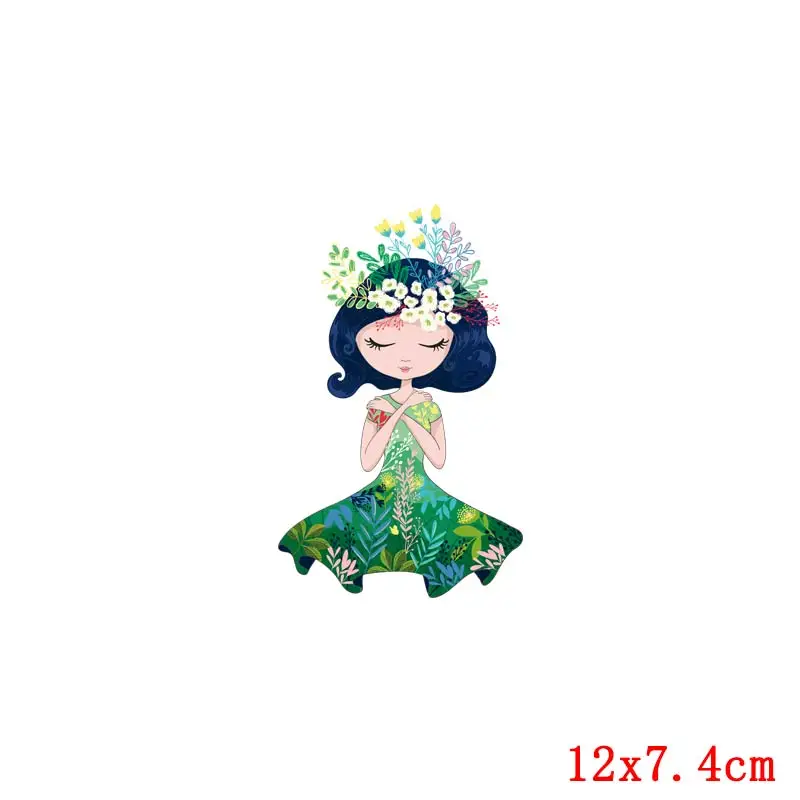 Термотрансферная наклейка для одежды Prajna с принтом сделай сам мультяшная