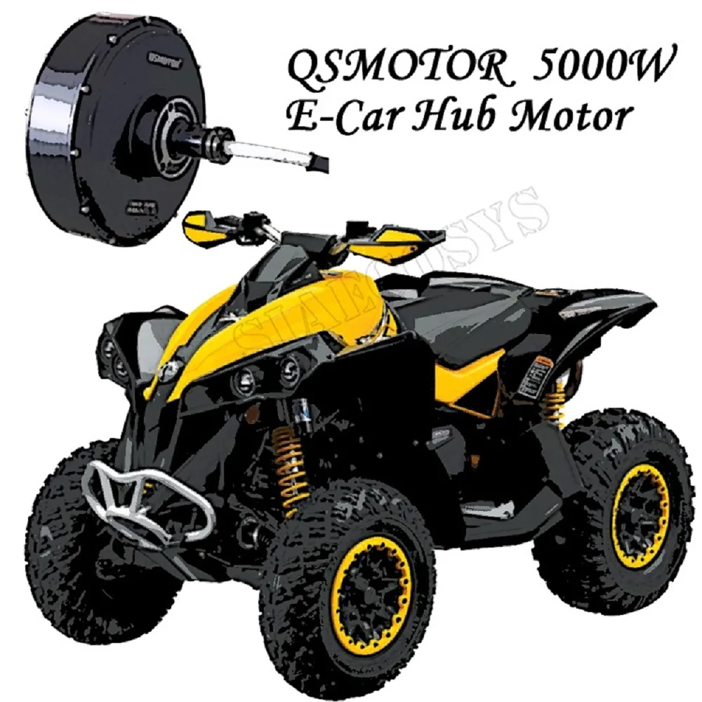 Двигатель QS 5000 Вт 260 В 4 72 В 90 кПа 2wd BLDC Бесщеточный электромобиль Комплекты для переоборудования двигателя-концентратора для автомобиля ATV (art.: 3920ca5dede1d) - 3920ca5dede1d