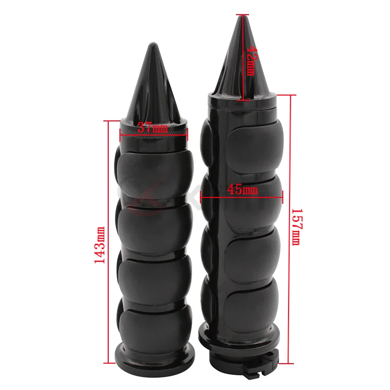 7/8 &quot22 мм или 1&quot 25 резиновые ручки для Harley Honda Kawasaki Suzuki Yamaha велосипеды крейсер