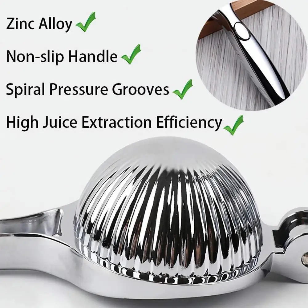 Ручная Соковыжималка для лимона из цинкового сплава прочная ручная