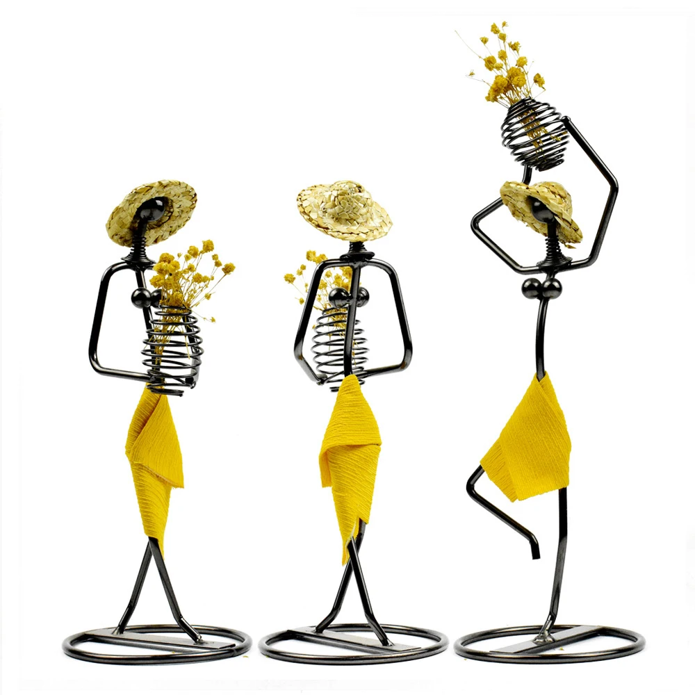 Соломенная шляпа для девочек железное искусство декоративные предметы железный