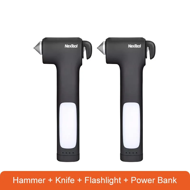 

Оригинальный Многофункциональный молоток безопасности Nextool 4 в 1, аварийный молоток для автомобильного выхода, Разрушитель окон, резак ремн...