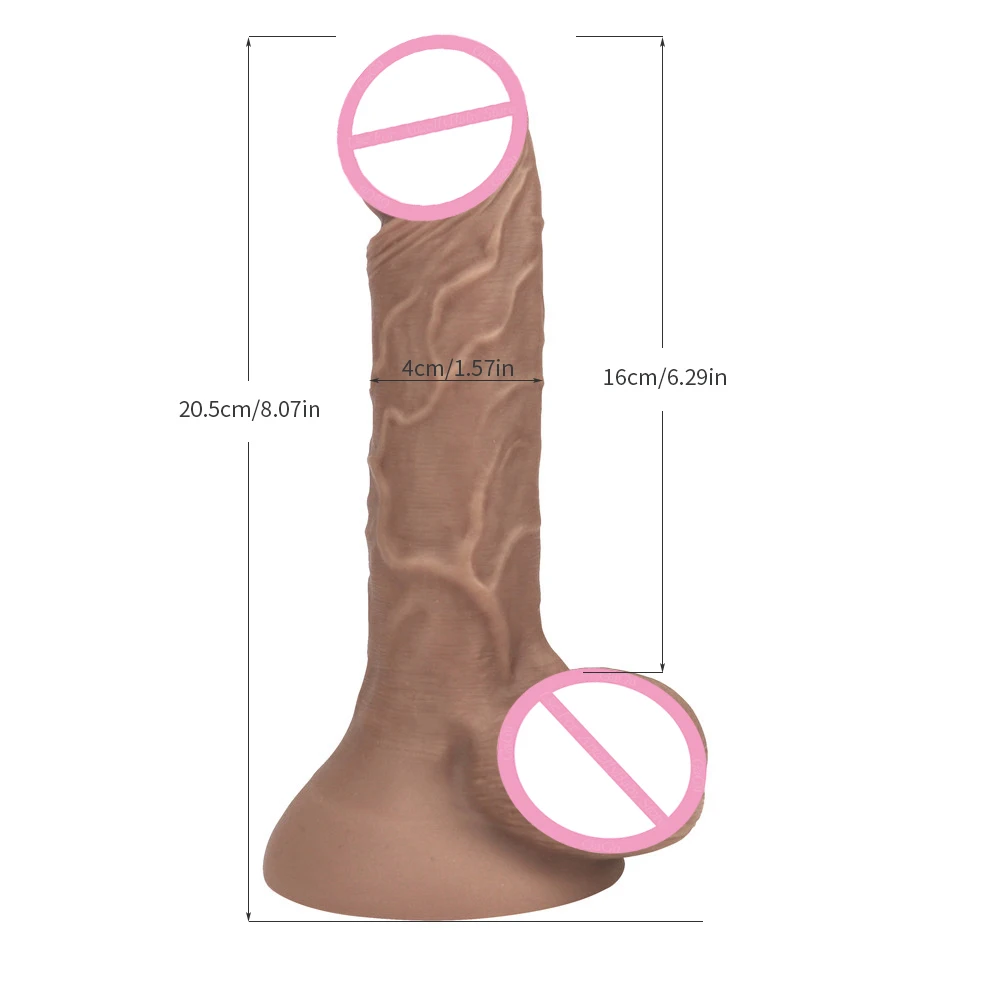 Фаллоимитатор GaGu реалистичный фаллоимитатор искусственный член с присоской