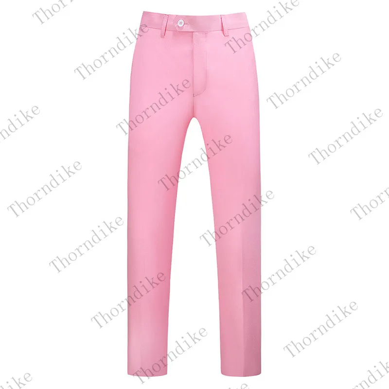 Мужские классические брюки Темно-Синие Деловые повседневные облегающие до