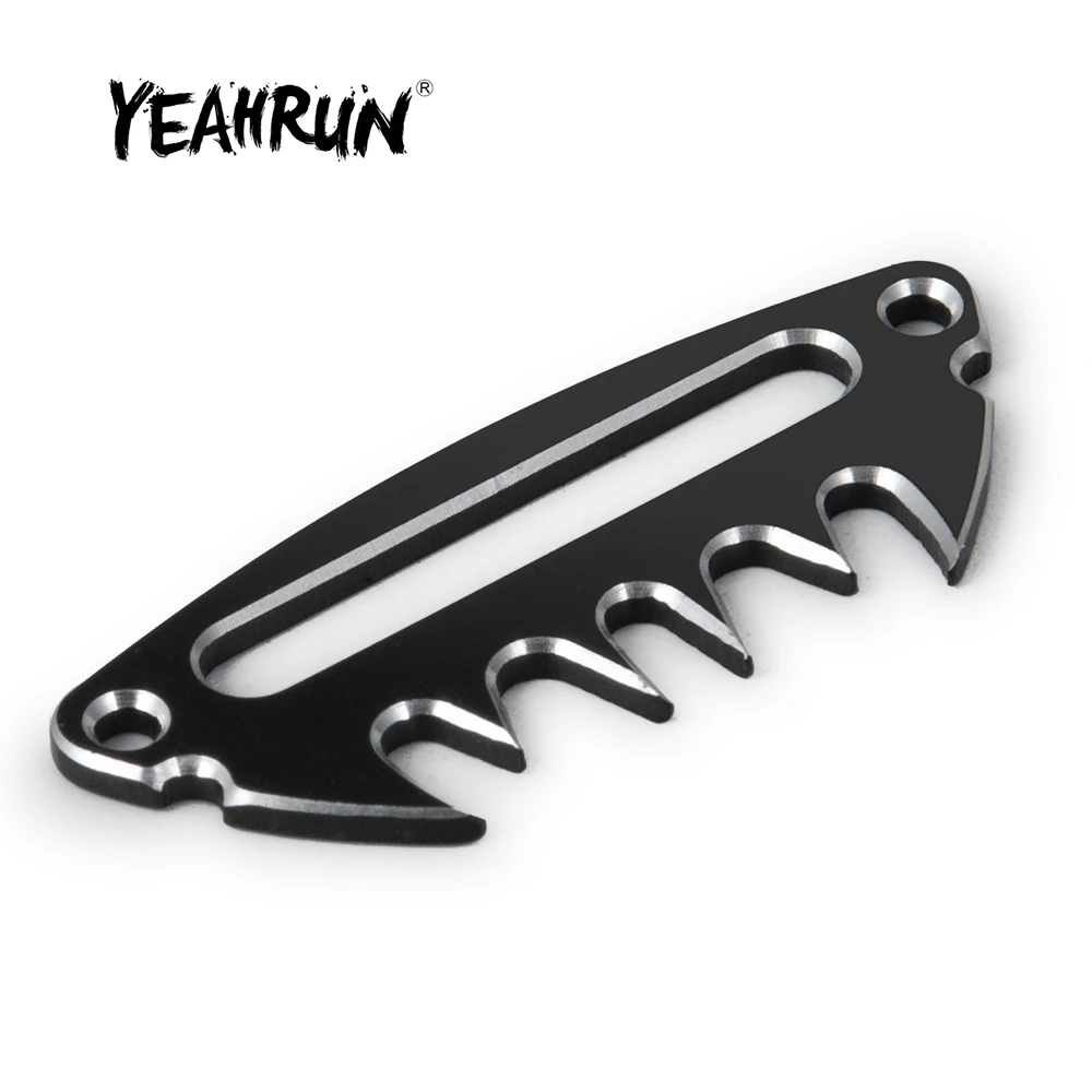 YEAHRUN металлическая лебедка Hawse Fairlead Монтажная пластина управления для Axial SCX10 RC 4WD