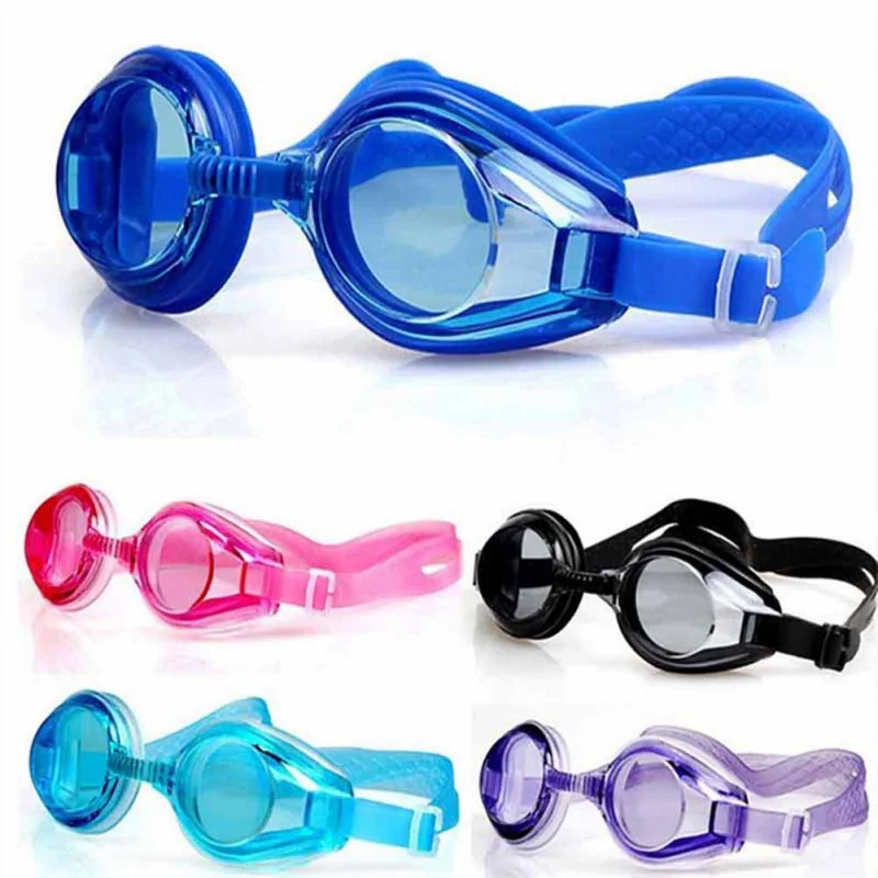 

New Adjustable Goggles Swimming Glasses Anti-Fog UV Protect Children Waterproof Silicone Mirrored Swim Eyewear