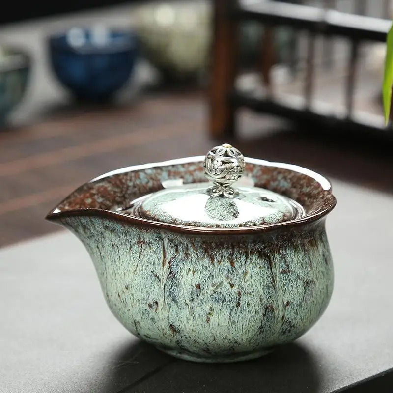 

1pcs 160ml Chinese Style Ceramics Teapot Porcelain Kongfu Tea Set Portable Tea Pot for Travel Home Coffee Pot Water Kettle