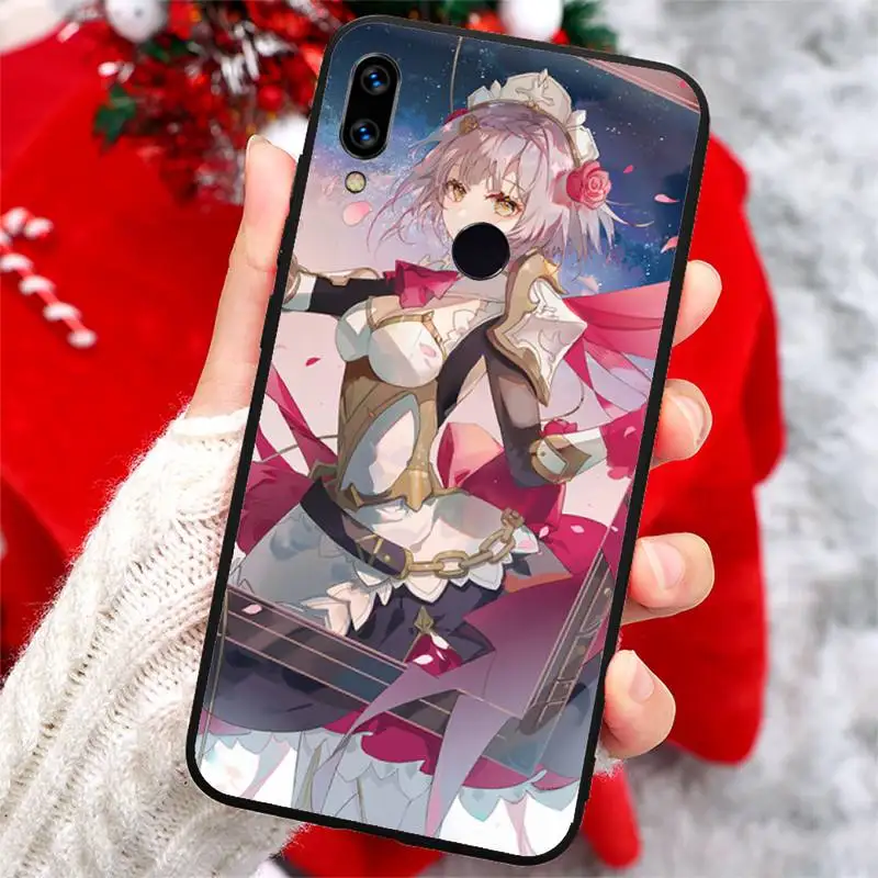 

Popular game genshin impact Phone Case For Xiaomi Redmi note 7 8 9 t k30 max3 9 s 10 pro lite