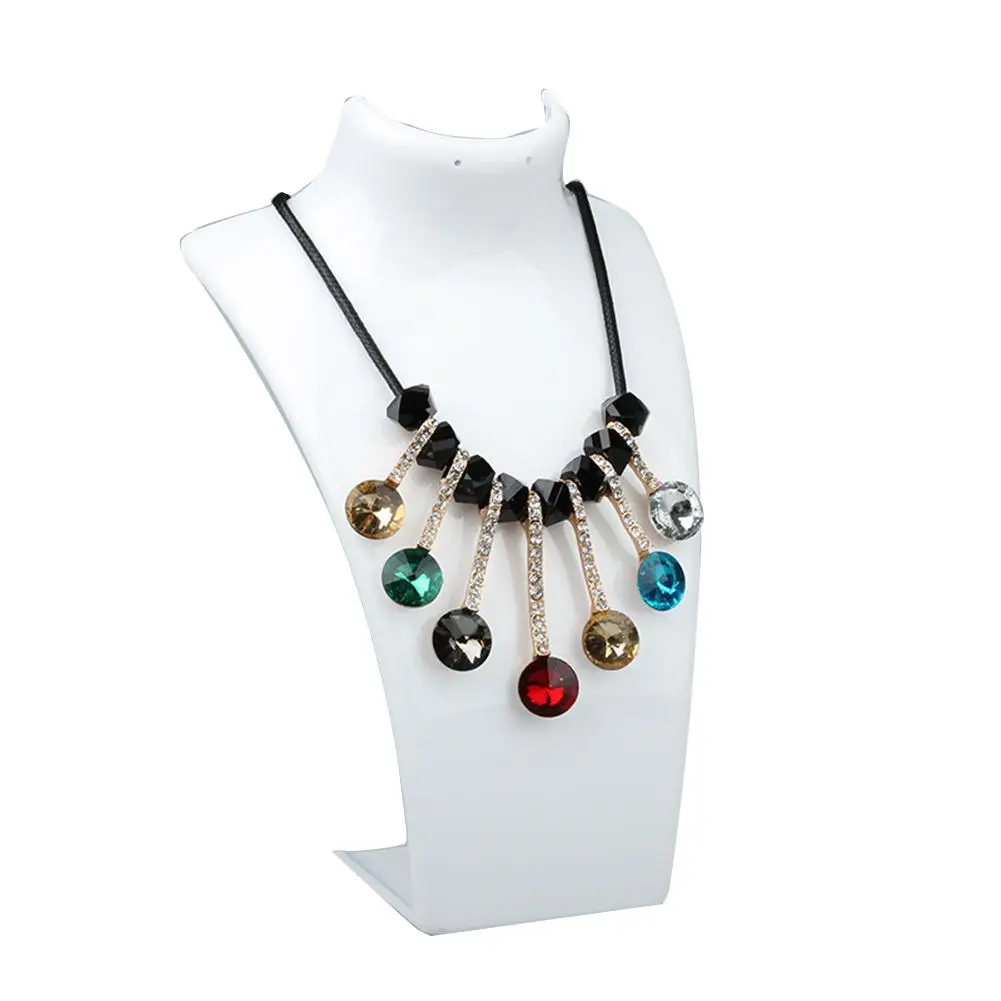 Акриловый манекен для ожерелья сережек витрина держатель ювелирных изделий