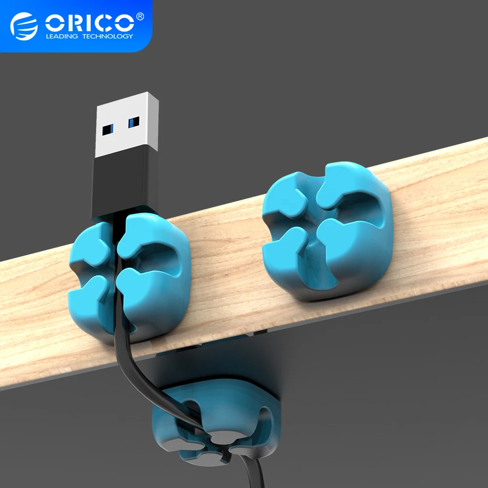 10 шт. органайзер для кабелей из силикона|Органайзеры кабеля| |