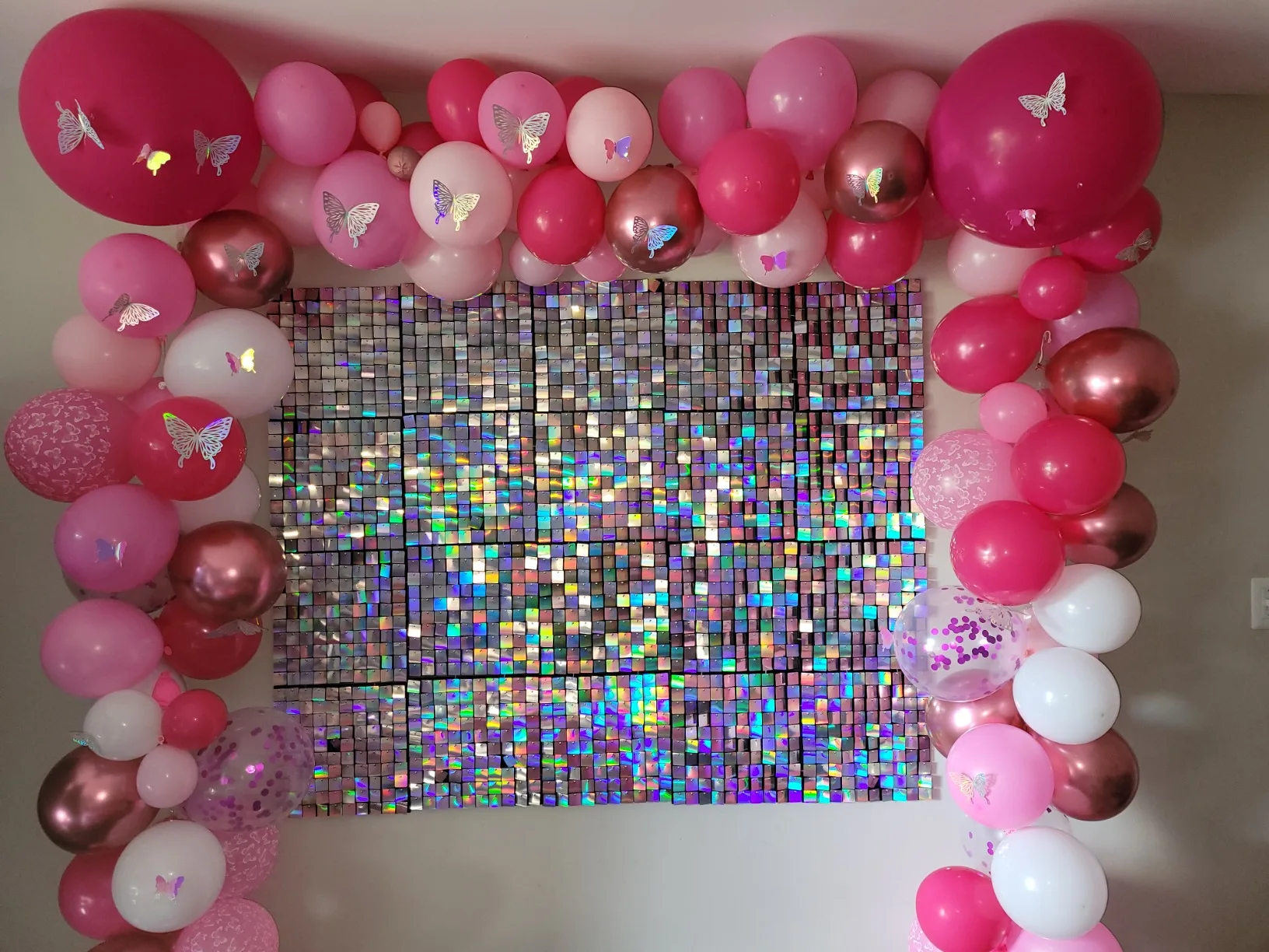 Декоративный фон с пайетками и блестками для фотосъемки | Дом сад