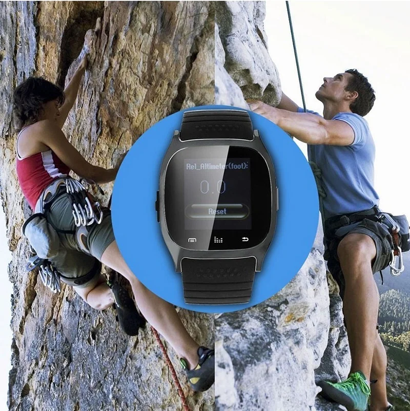 Спортивные смарт часы с поддержкой bluetooth. Роскошные функцией набора SMS