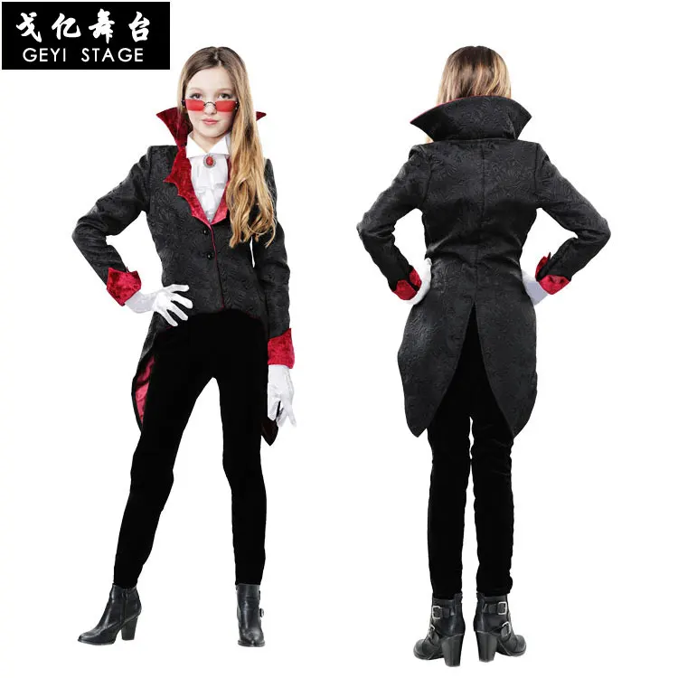 Verkauf Halloween Engel Und Dämon Thema Erwachsene Kinder Weibliche Modische Vampire Teufel Cosplay Kostüm Geeignet Für Jede Figur