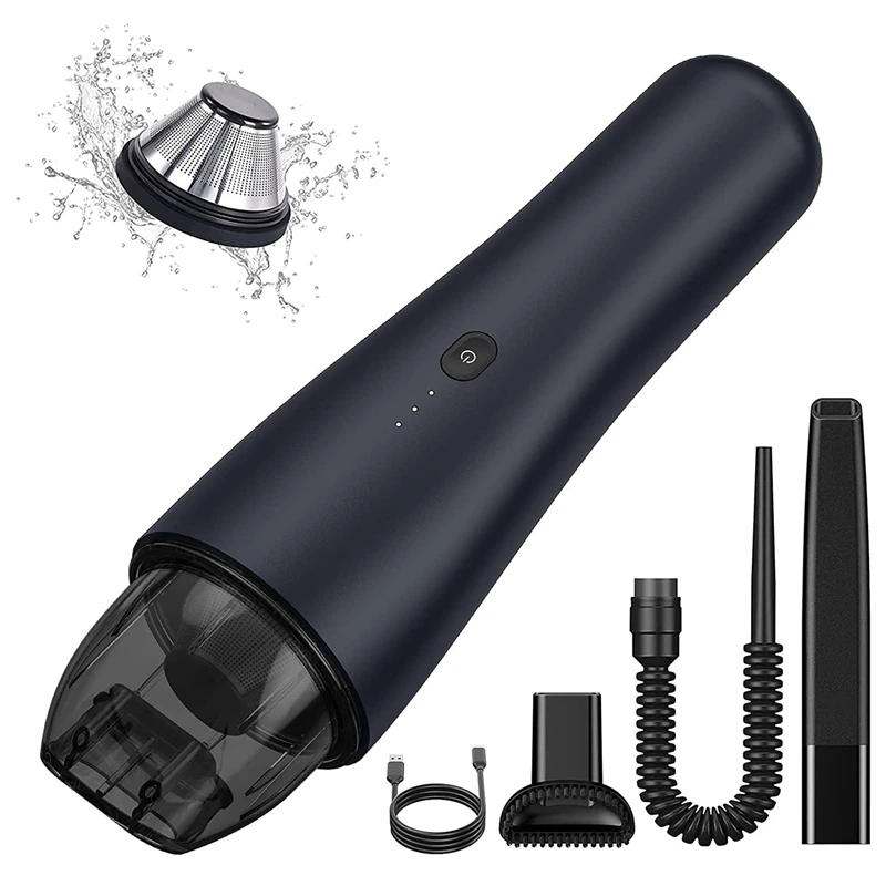 

Беспроводной автомобильный пылесос высокой мощности, портативный и мини-размер, перезаряжаемая батарея с мощностью 6000 Па