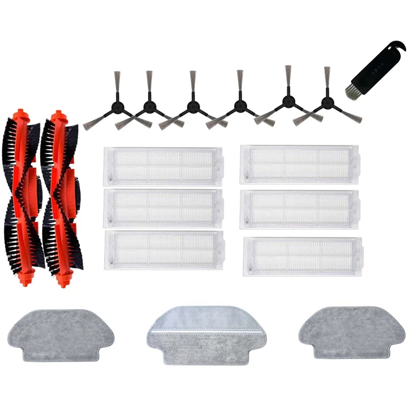 

Сменные тряпки, фильтр НЕРА, роликовая щетка для Viomi V2 PRO V3 SE V-RVCLM26B V-RVCLM21B для Xiaomi Mijia STYJ02YM