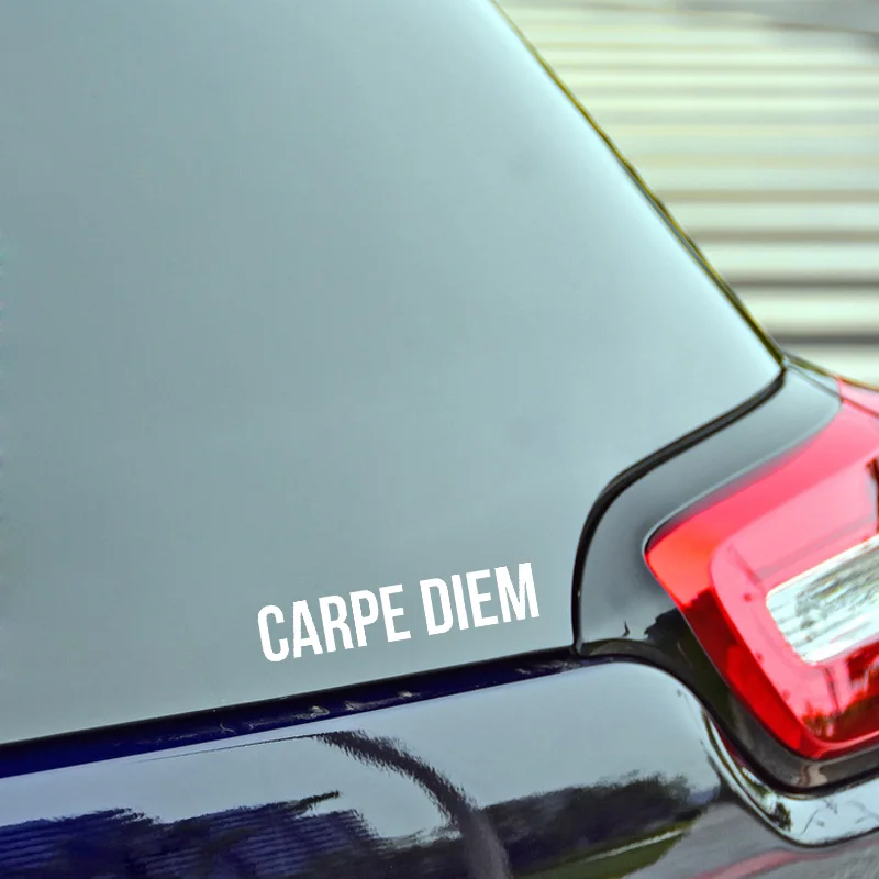 Модные наклейки для автомобиля Carpe Diem графические аксессуары украшения