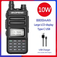 baofeng uv 15r 10w walkie talkie 30km transreceiver 136 174400 520mhz with usb charger upgrade uv 5r two way radio uv 10r