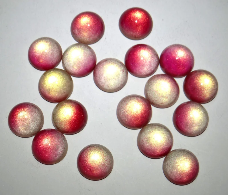 Натуральный кварцевый кабошон бусины с изменением цвета по температуре подвеска