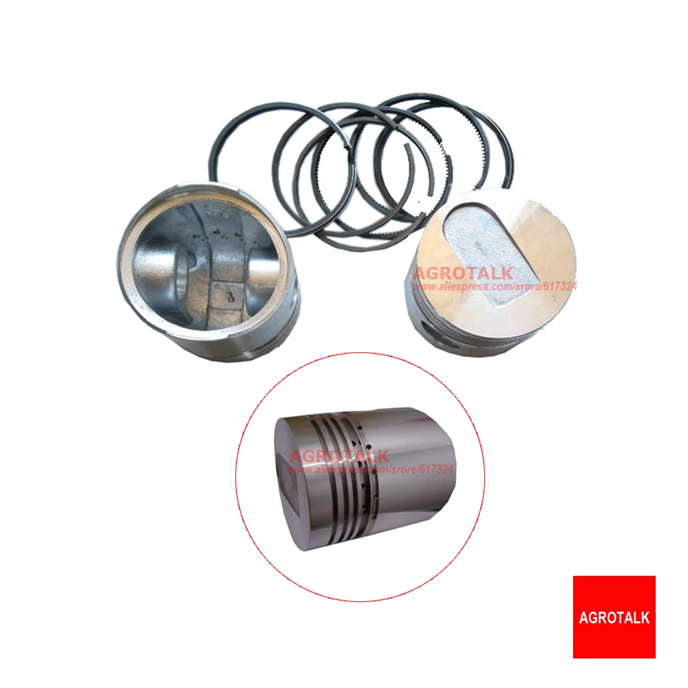 Набор поршневых колец с поршнем для одного двигателя используемого трактора