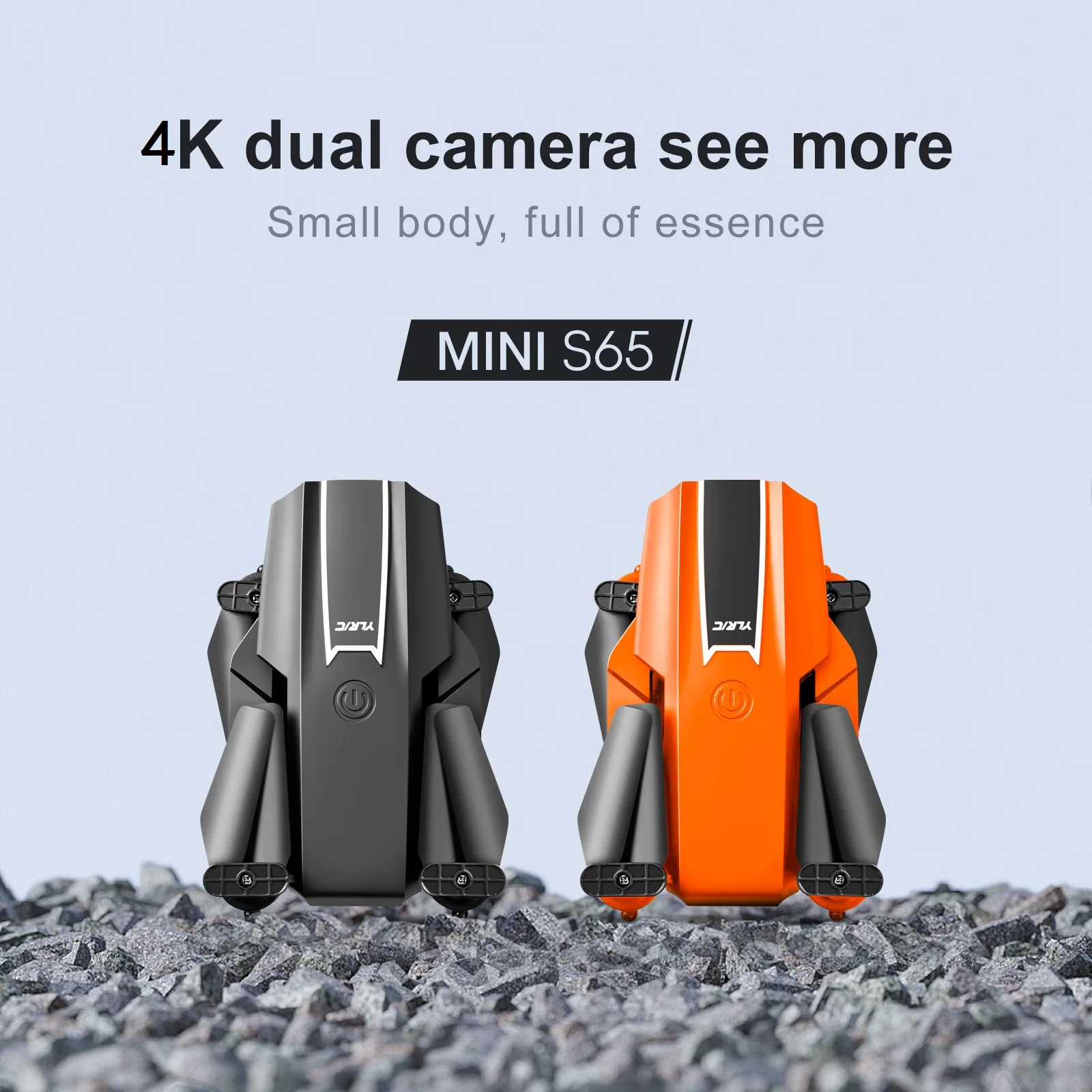2021 Новый S65 Rc Мини Дрон 4k профессиональный HD Двойная камера Fpv Дроны с камерой Hd