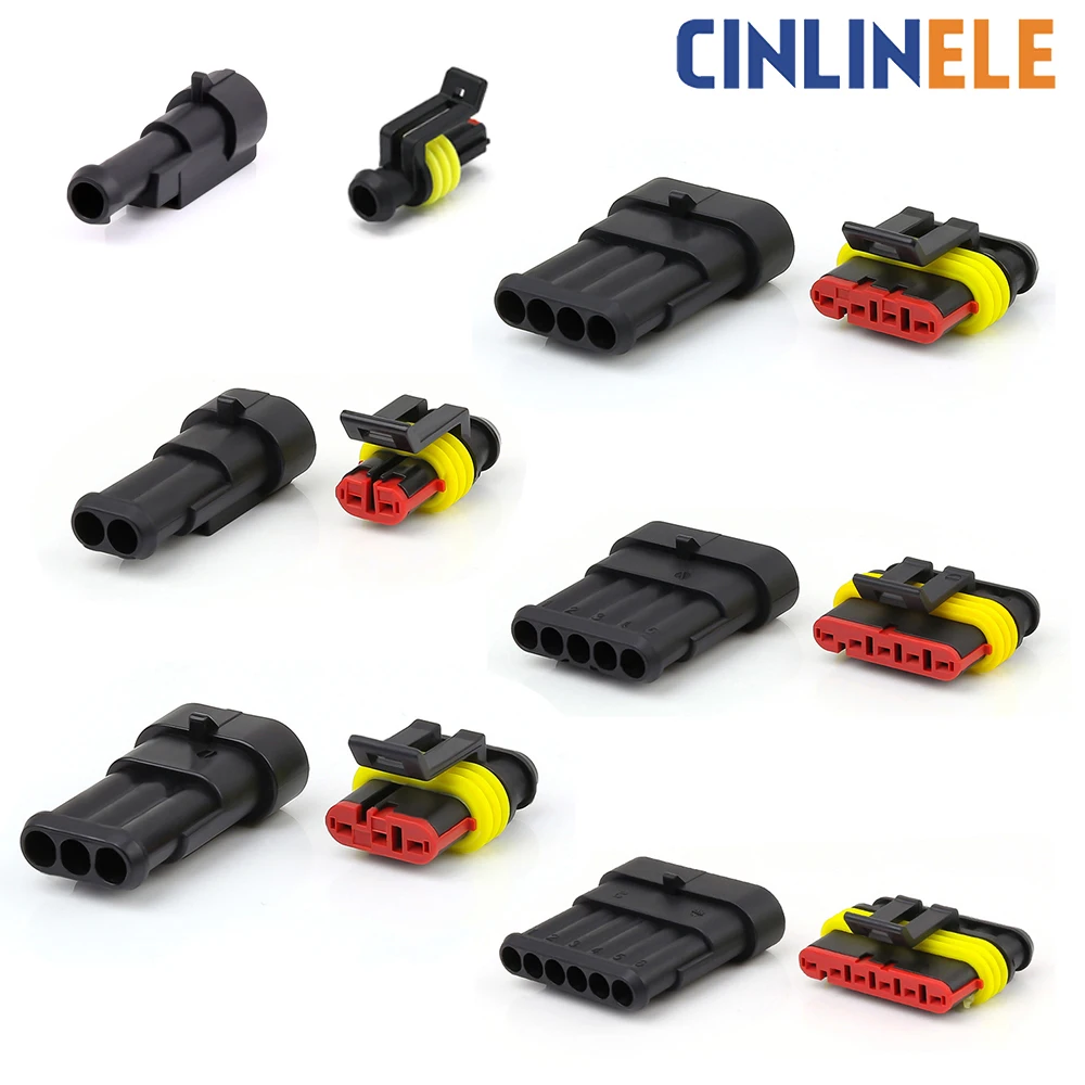 

0,35-0,5 мм 12 а уплотнительные автомобильные Проводные разъемы для четырехвелосипеда, водонепроницаемые IP65 клеммы, стыковые Заглушки для авто...