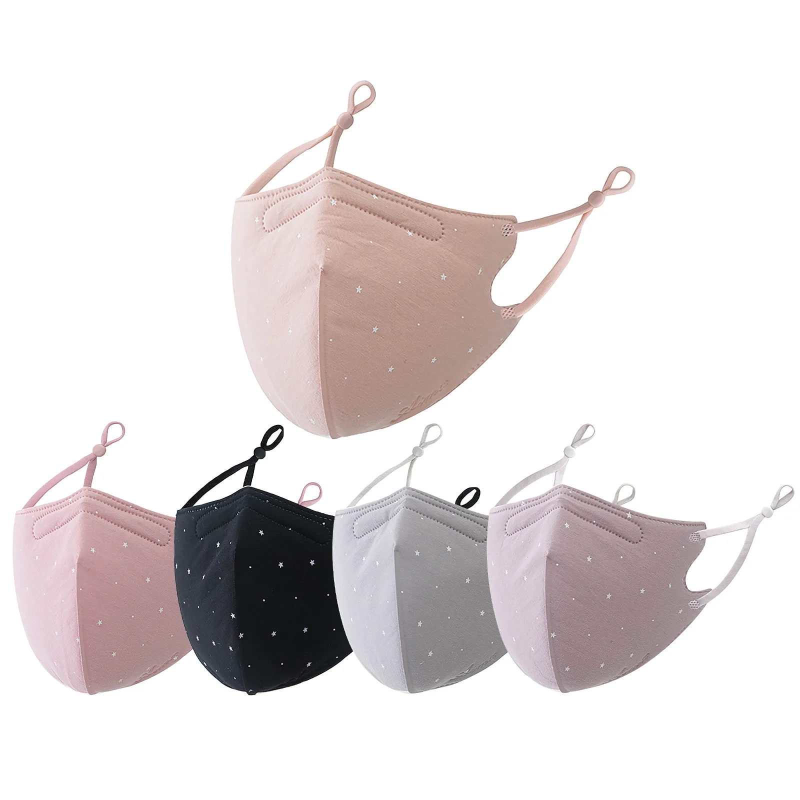 

Fashion Mascarilla Adult Reusable Print Adjustable Breathable Windproof Protective Mask Adult Mouth Masks Washable Adjustable