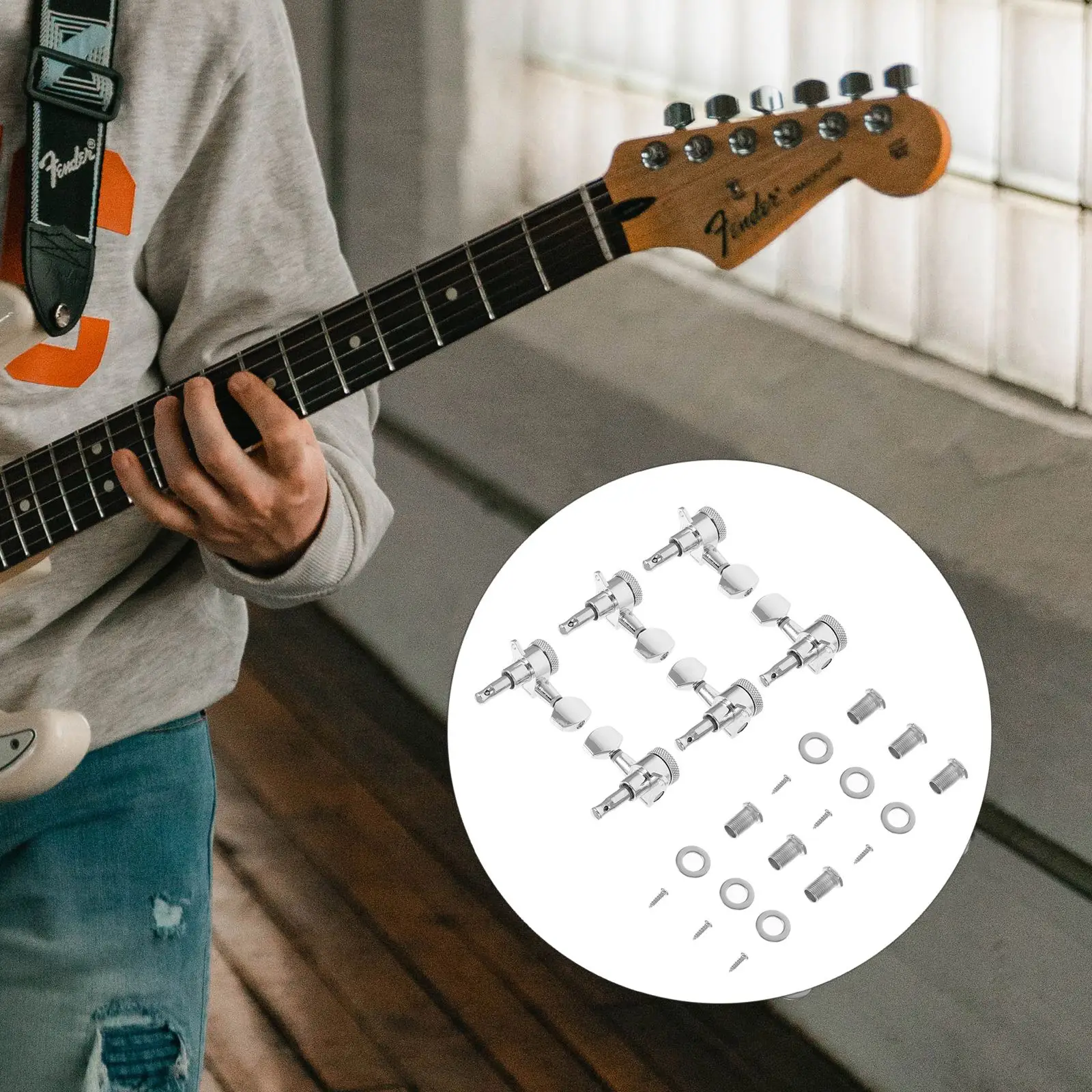 

1 Set Professional Guitar Tuning Pegs Useful Instrument Tuning Keys Guitar Parts