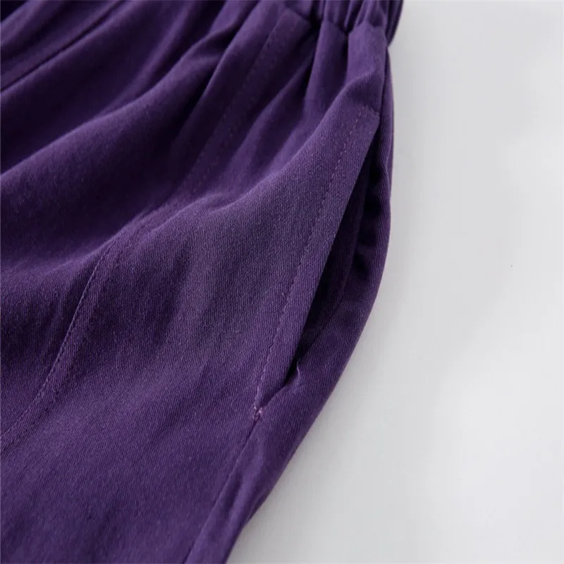 

sweet girls cotton harem pants spring autumn 2021 Korean girls' loose radish pants children's comfortable leisure pants cloth