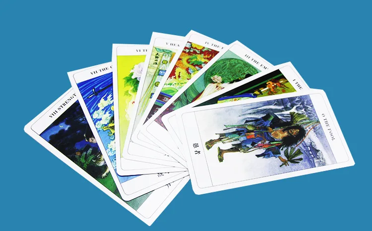 4 стиля китайские/японские карты Таро таинственная дивинация персональные