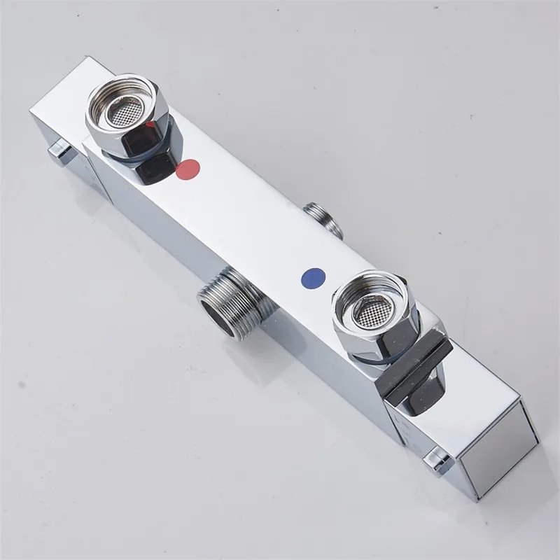 Хромированный Термостатический смеситель для душа ванны и настенный