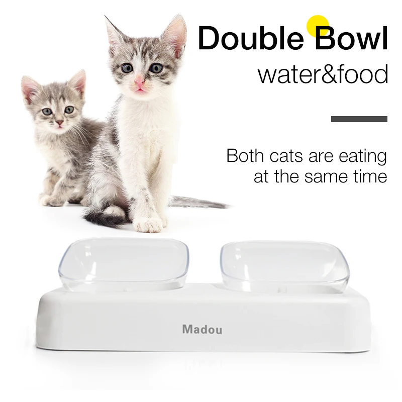 Миска для домашних животных SMARTPET прочная моющаяся с нескользящим дном и защитой