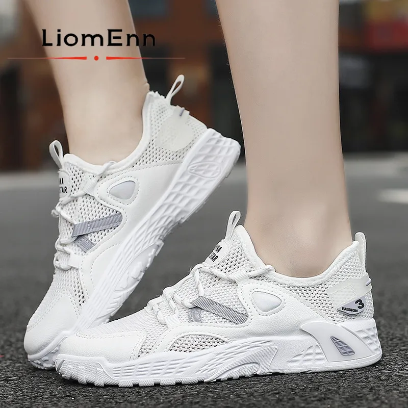 

Women's Sneakers 2021 New Breathable Mesh Summer White Sneakers Women Running Sports Shoes Casual Tennis Female basket femme