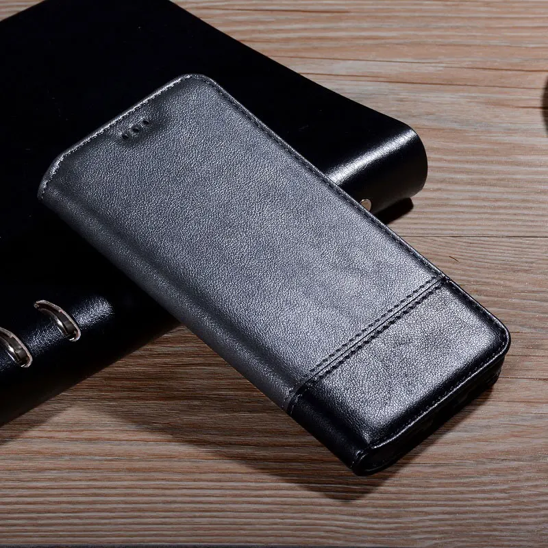 Чехол для xiaomi mi6 роскошный винтажный кожаный флип-чехол с подставкой и слотом