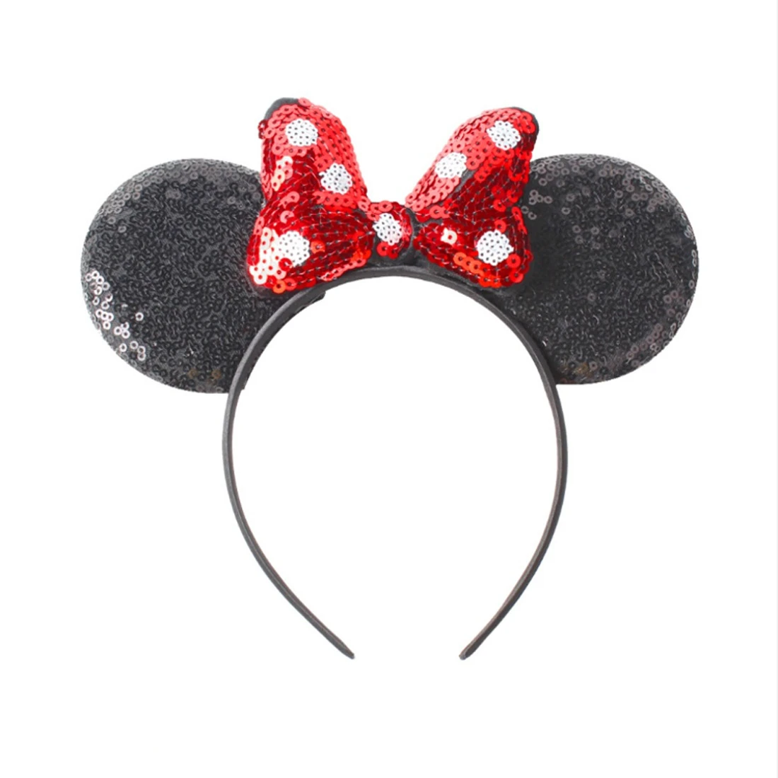 Новинка Детская повязка на голову с бантом Микки Мауса модные повязки для волос