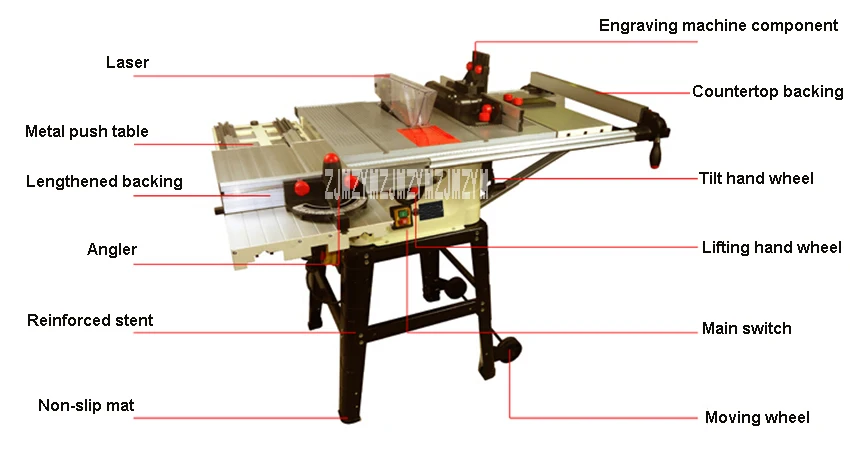 JTS-250IID Многофункциональная электрическая настольная пила прецизионная