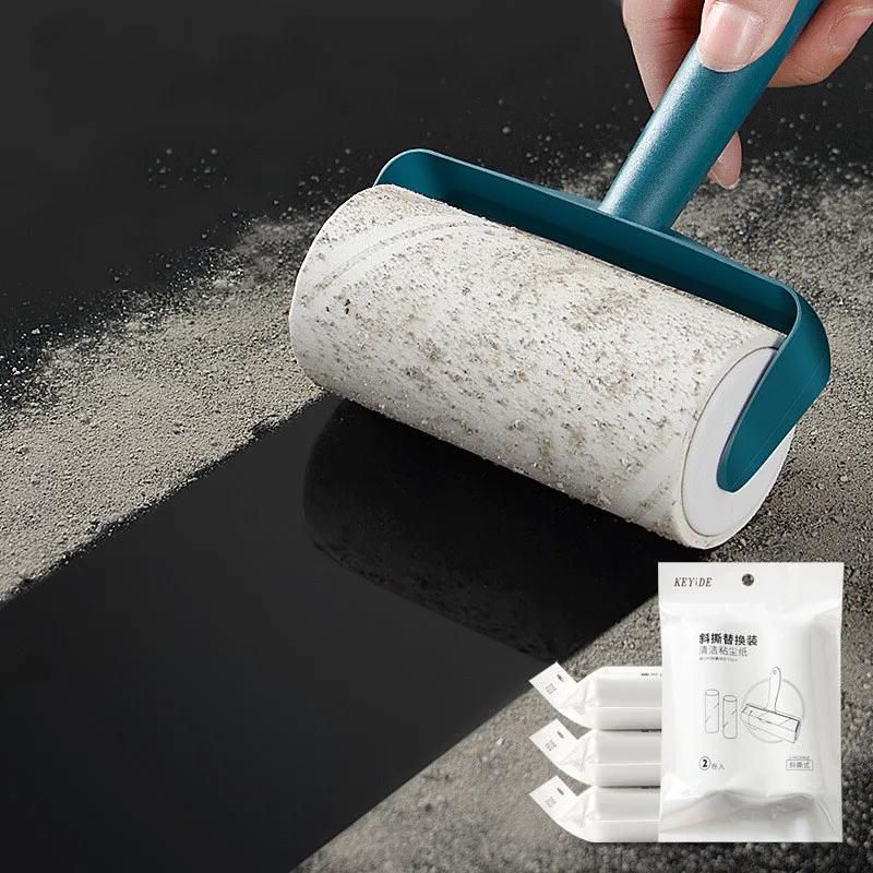 

Hair sticking device tear type roller dust sticking paper clothes rolling brush household hair ball trimmer pet hair remover