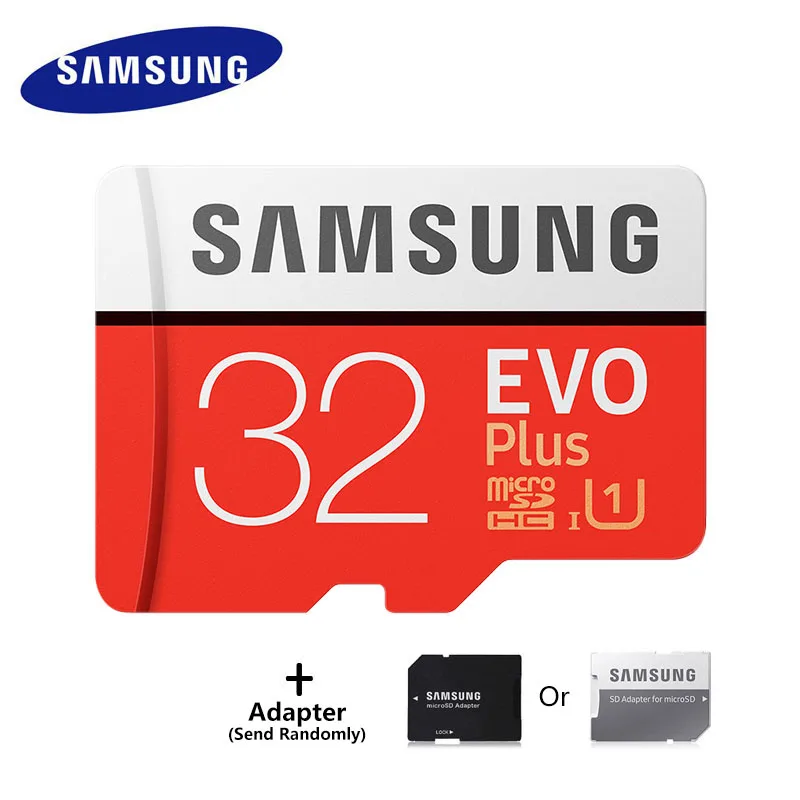 32G SAMSUNG micro sd карта памяти карта micro sd 32 Гб 64 Гб 128 ГБ 256 ГБ 512 ГБ EVO+ carte sd TF Транс Флэш карта микро для go pro - Емкость: 32G