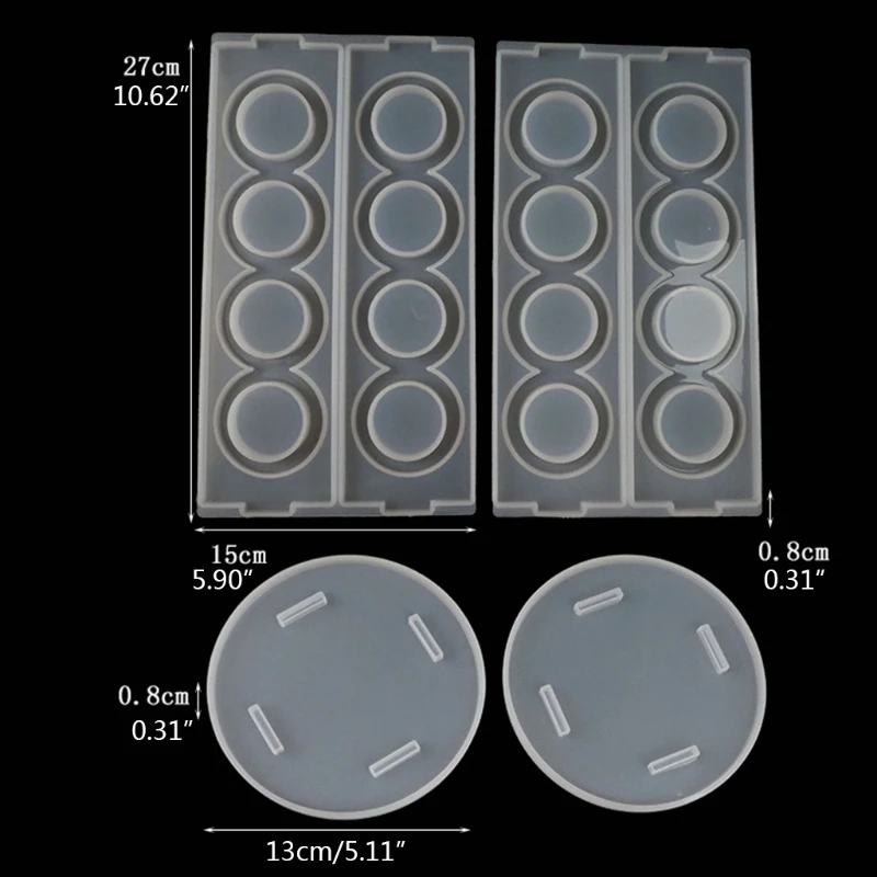 

Coffee Capsule Storage Rack Epoxy Resin Mold Box Shelf Silicone Mould DIY Crafts Casting Tools