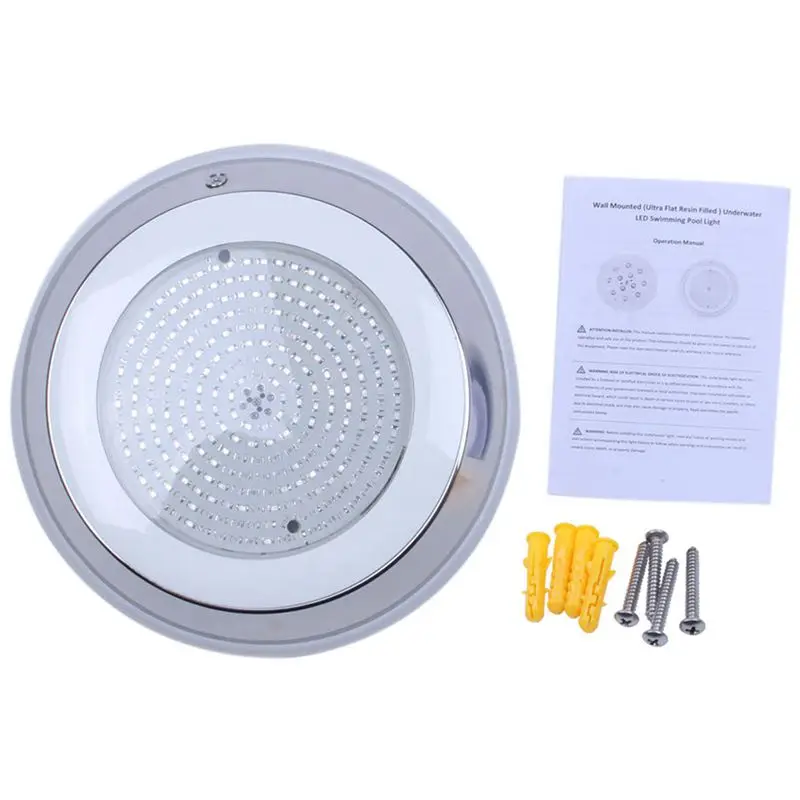 18w нержавеющая сталь + PC Беспроводная связь светодиодный бассейн огни с