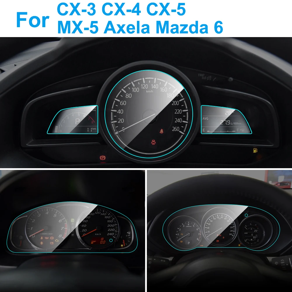 Защитная пленка для экрана автомобильной приборной панели Mazda 3 Axela 6| |