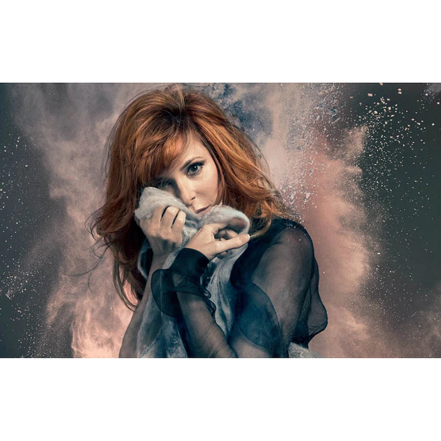 

DIY Hot New Full Square/Round Drill Diamond Painting "Mylene Farmer" 3D Diamond Embroidery Cross Stitch Home Decor Gift XX1128