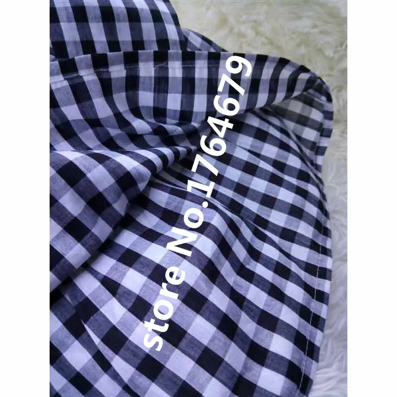 Детские платья для девочек новинка 2019 классическое черно-белое клетчатое