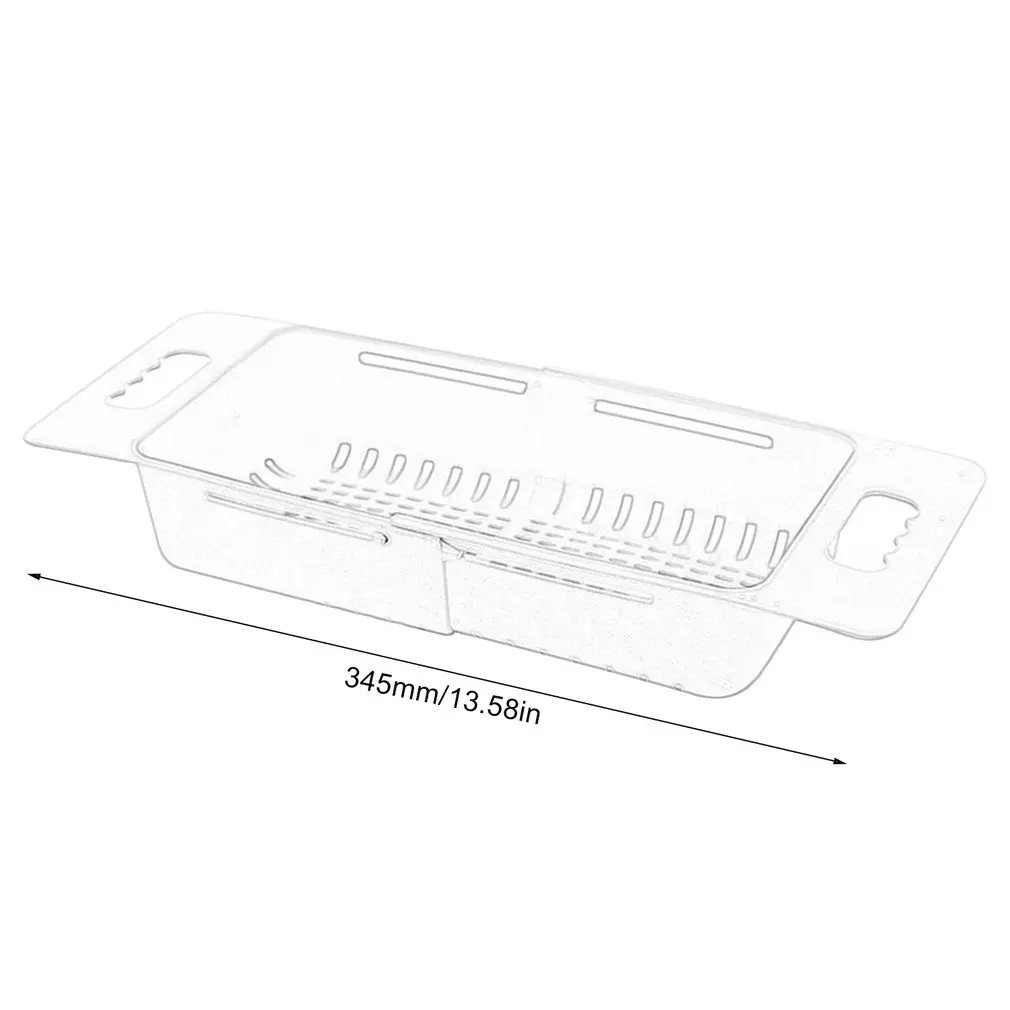 Retractable Adjustment Sink Telescopic Washing Basket Washing Fruit And Vegetable Basket Kitchen Drain Basket