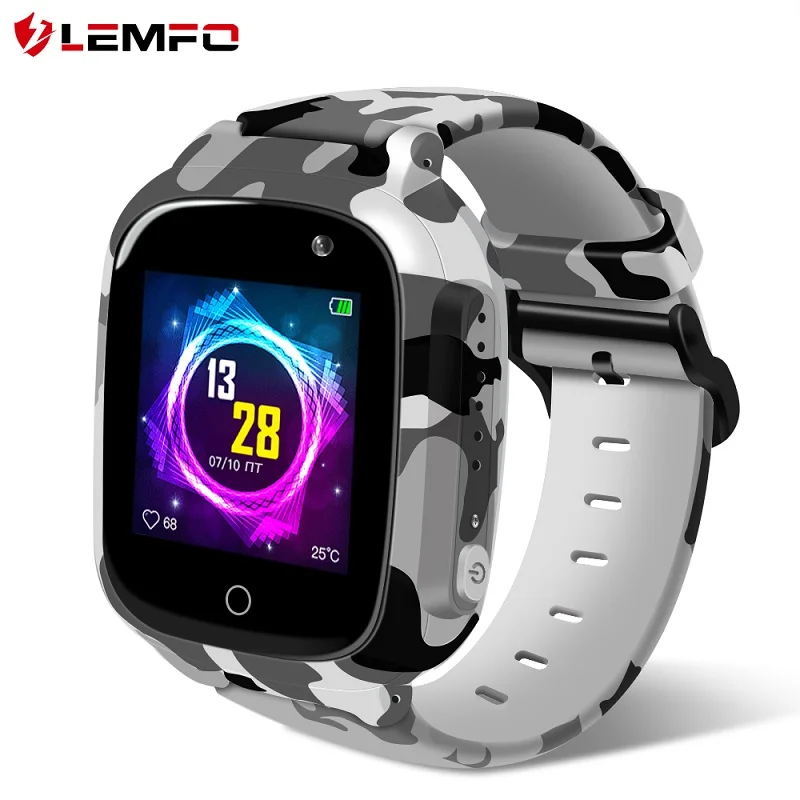 LEMFO Детские умные часы детские Поддержка gps wifi камера голосовой чат LEC2 Pro