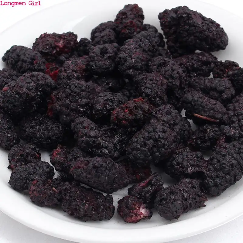500 г Fd Замороженные цельные тутовые черные фрукты хрустящие и сухие | Дом сад